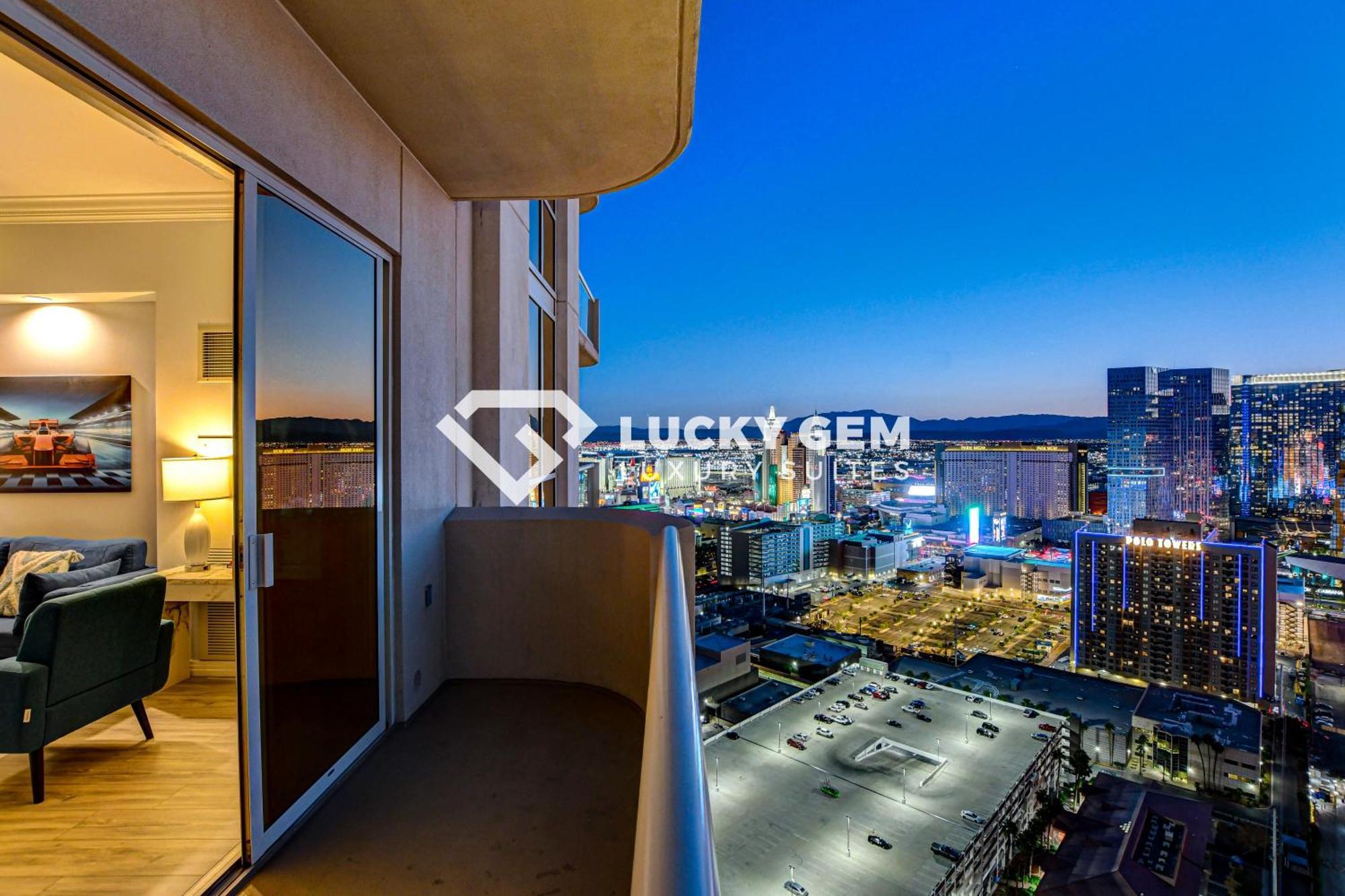Lucky Gem Penthouse & Luxury Suites At Signature Resort, Balcony Strip View 3505 Las Vegas Esterno foto