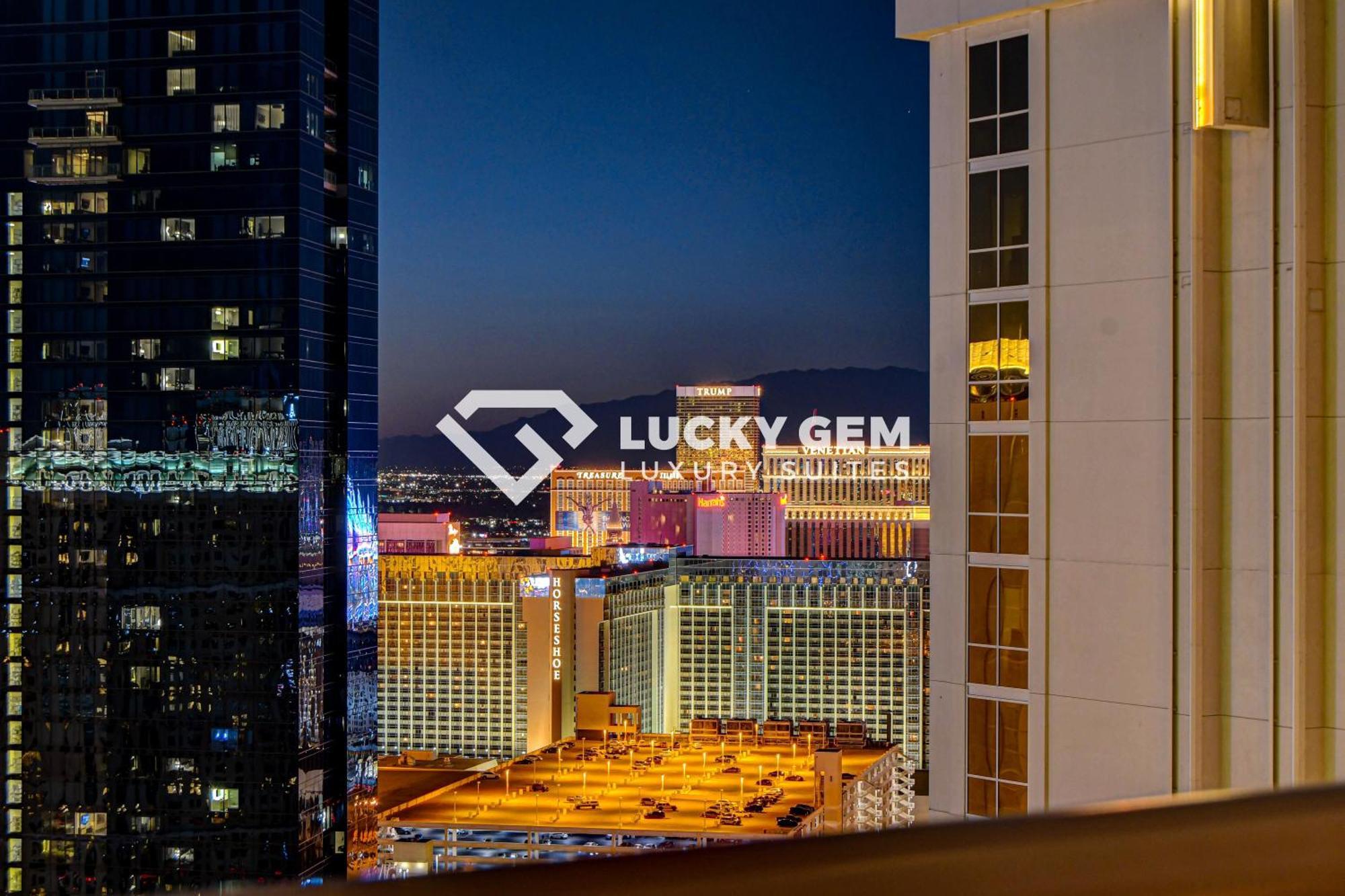 Lucky Gem Penthouse & Luxury Suites At Signature Resort, Balcony Strip View 3505 Las Vegas Esterno foto
