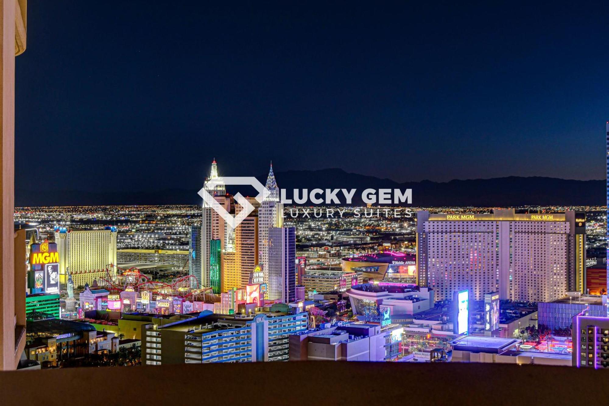 Lucky Gem Penthouse & Luxury Suites At Signature Resort, Balcony Strip View 3505 Las Vegas Esterno foto