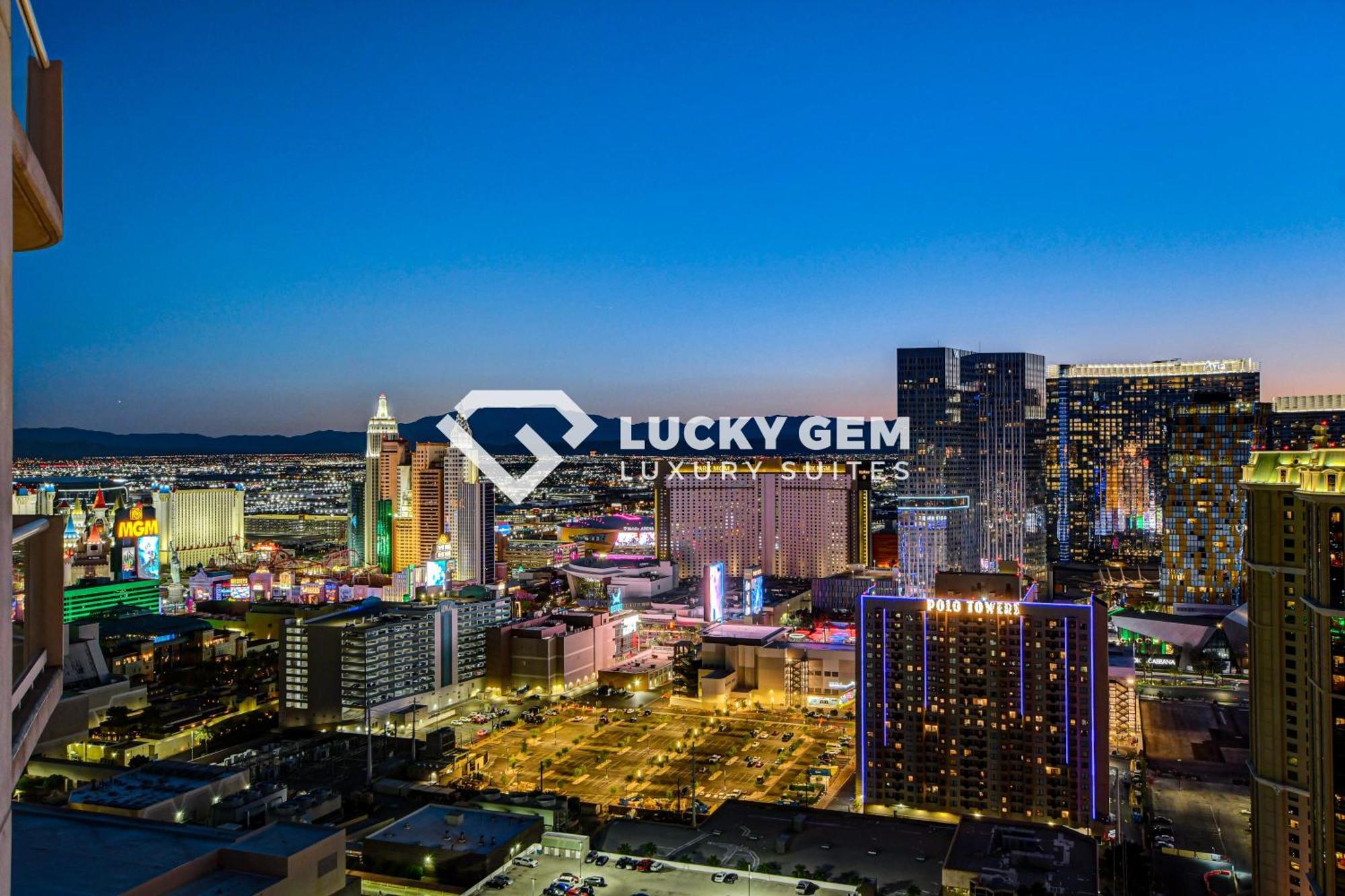 Lucky Gem Penthouse & Luxury Suites At Signature Resort, Balcony Strip View 3505 Las Vegas Esterno foto